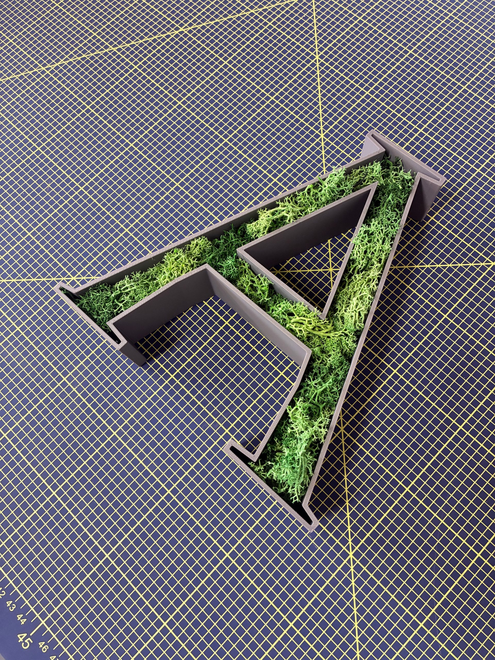 Moos Buchstaben kaufen – individuelle Wanddeko mit echtem Moos – Bild 8